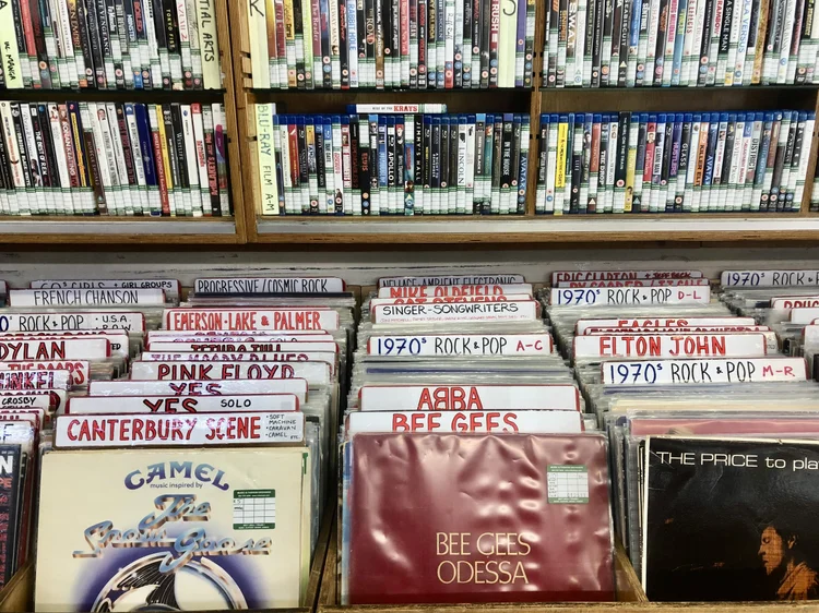 Inside Music & Video Exchange Notting Hill