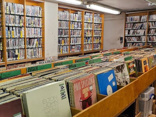 Inside Music & Video Exchange Greenwich