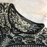 Alexander McQueen knit baroque lace pattern a-line dress