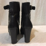 Black leather boots from Bally with laces