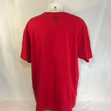 Billionaire Boys Club tree print logo red tshirt