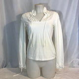 Anne Fontaine white peasant milkmaid blouse