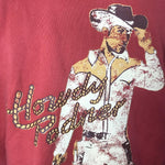 Liam Hodges Spring Summer 2019 Large Casino Cowboy Hoodie 100% Cotton Americana Drawstring Jumper