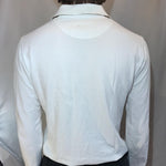 Vivienne Westwood Mens Long sleeved white polo Shirt Size M pre owned in Immaculate condition