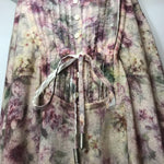 Galliano Designer Cotton Floral Dress Size M