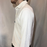 Vivienne Westwood Mens Long sleeved white polo Shirt Size M pre owned in Immaculate condition
