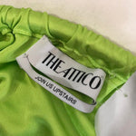 The Attico "Pauline leather-trimmed top"