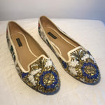 Dolce & Gabbana sequin embroidered loafer ballet flats