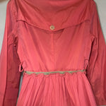 RED Valentino Garavani coral pink lightweight trench rain coat / mac