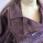 Joseph lilac suede leather jacket size L