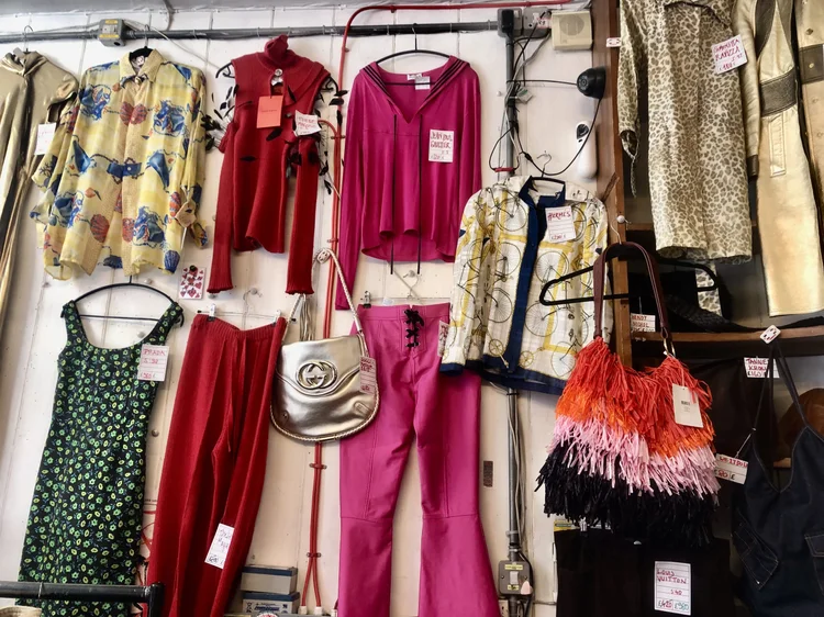 Inside Retro Woman Vintage Clothing Store